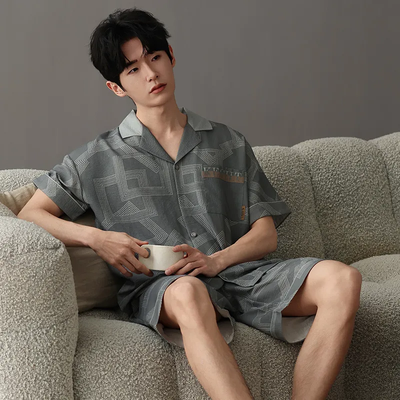 XIAFENYAN Pajama Set Men's Jasper-1