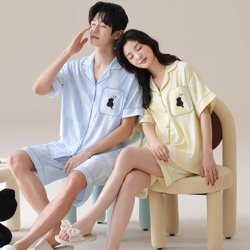 XIAFENYAN Pajama Set Women's Yellow-1