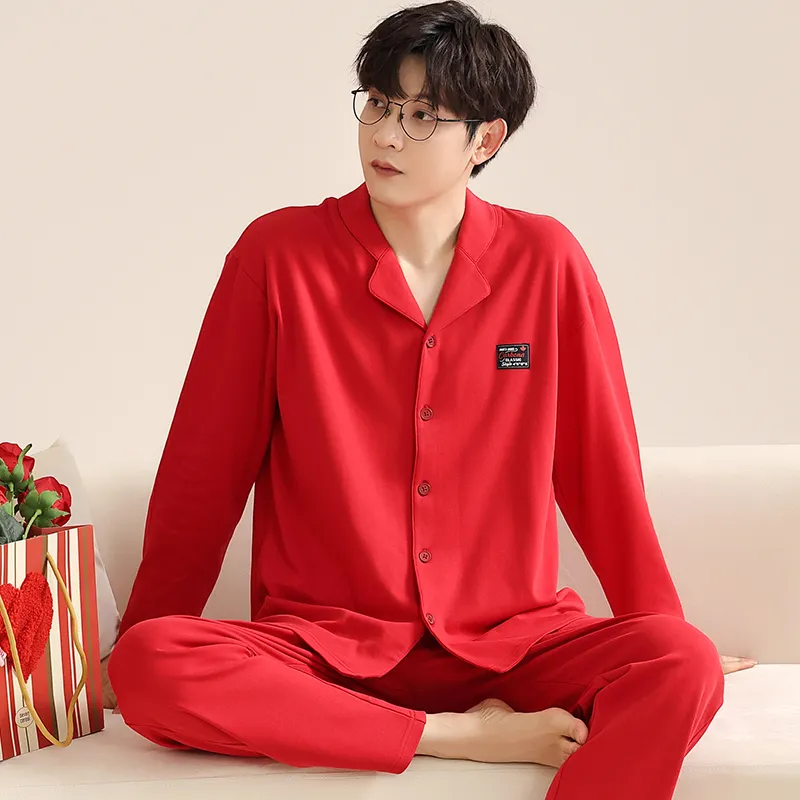 XIAFENYAN Men Pajama Sets-3