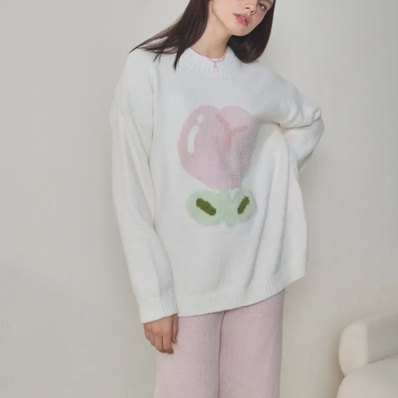 XIAFENYAN Pajama Set Women's White-1
