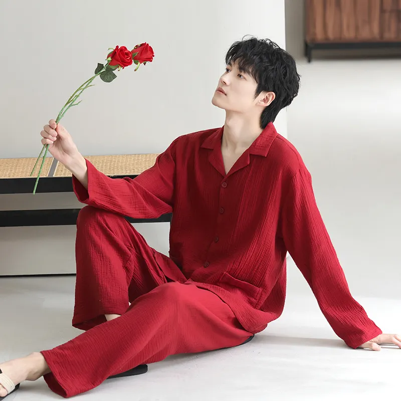 XIAFENYAN Men Pajama Sets-3