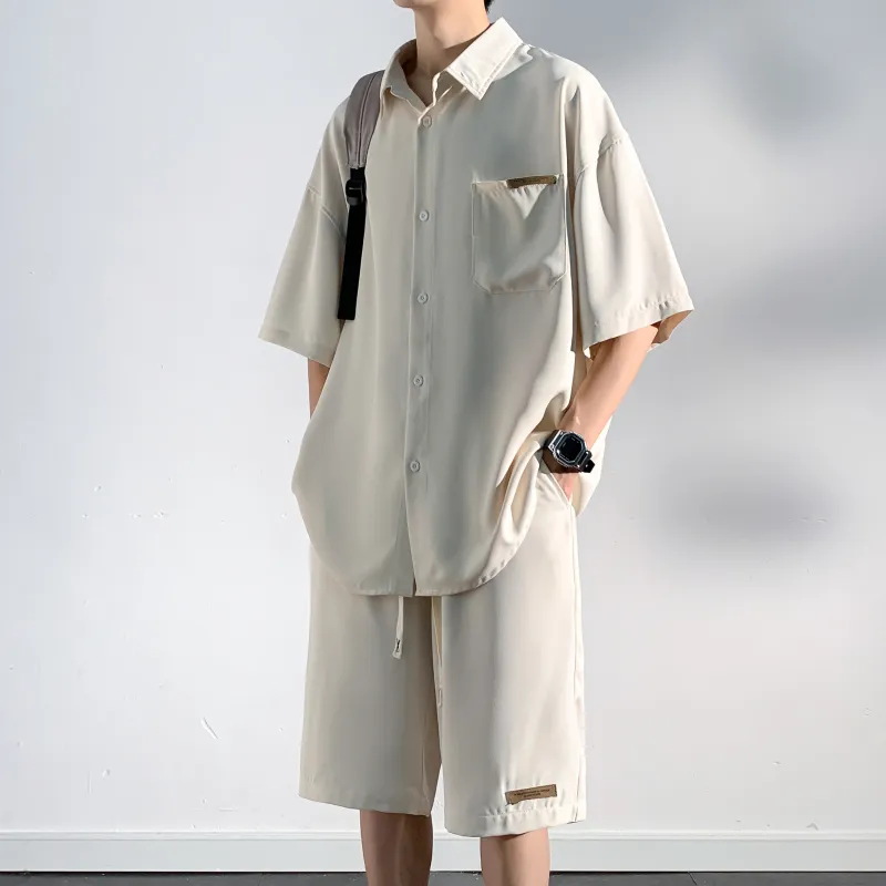ZWWWZ Shirt Matching Set Unisex-19