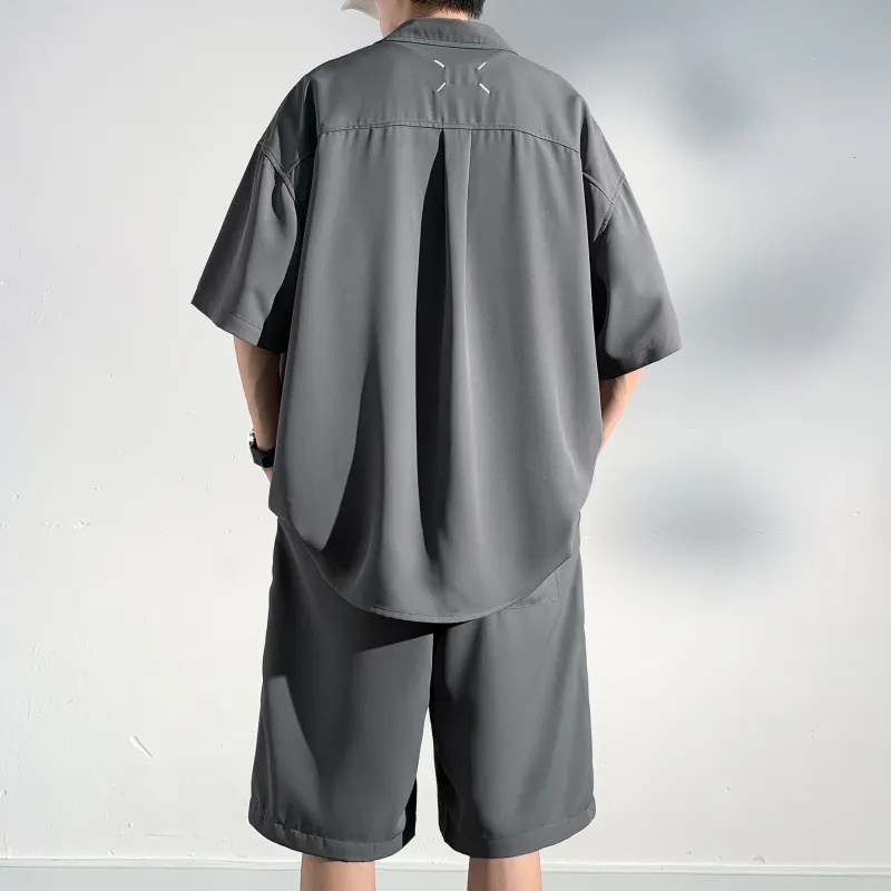 ZWWWZ Shirt Matching Set Unisex-13