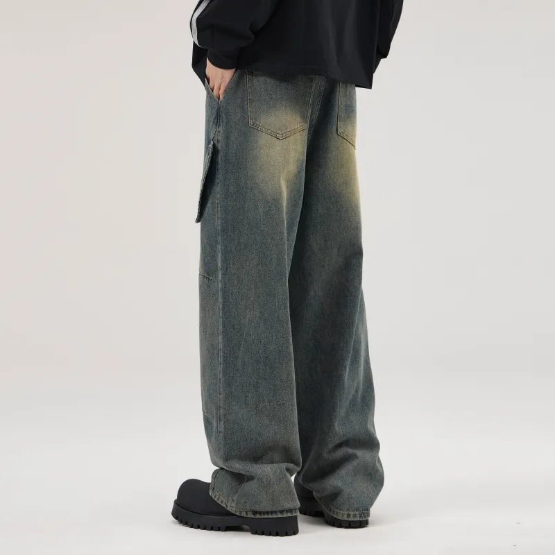 ZWWWZ Jeans Unisex Nostalgic Blue-5