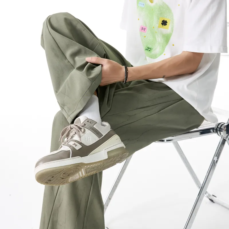 ZWWWZ Knitted Sweatpants Unisex-14