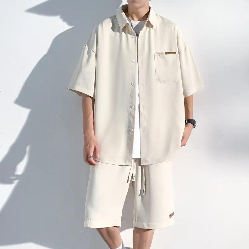 ZWWWZ Shirt Matching Set Unisex-16