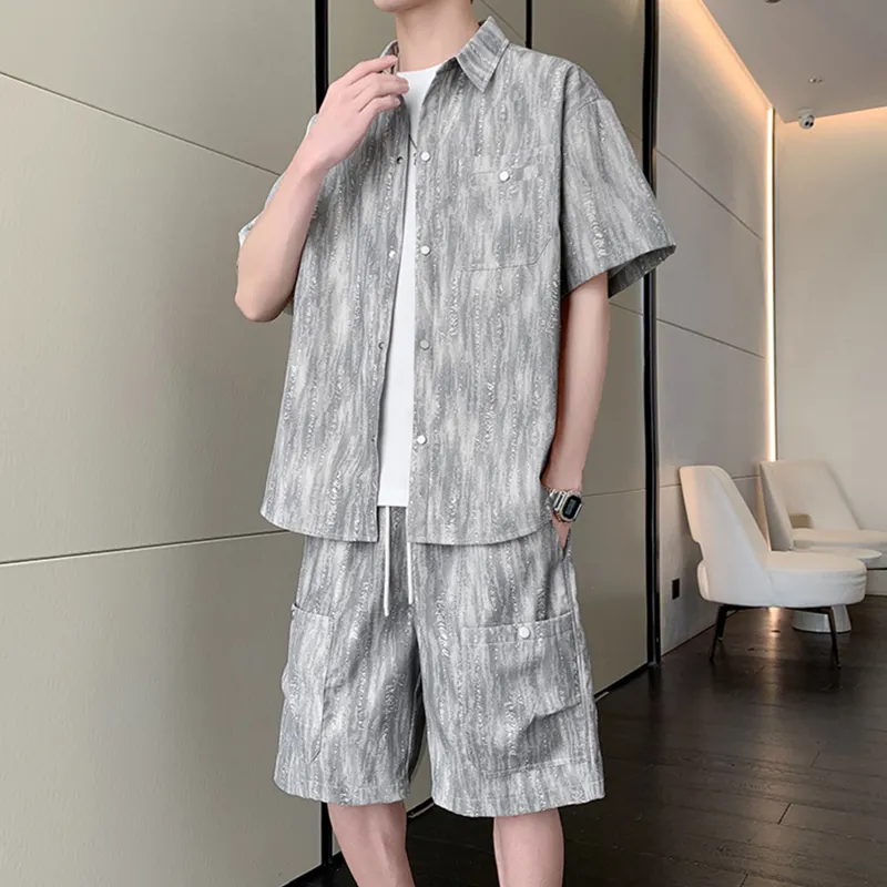 ZWWWZ Shirt Matching Set Unisex-6