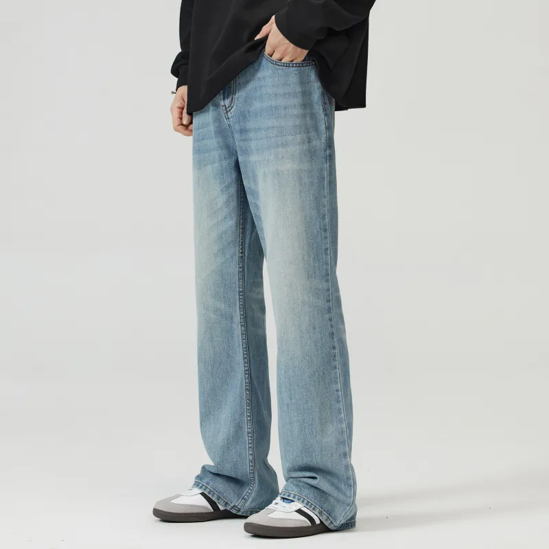 ZWWWZ Jeans Unisex Light Blue-4