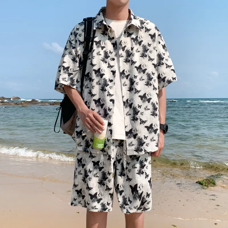 ZWWWZ Shirt Matching Set Unisex-2