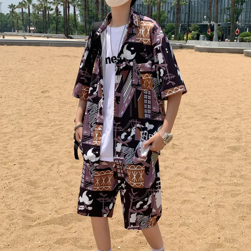 ZWWWZ Shirt Matching Set Unisex-4