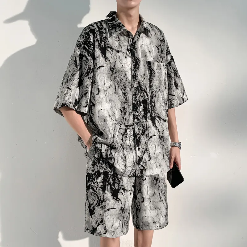ZWWWZ Shirt Matching Set Unisex-4