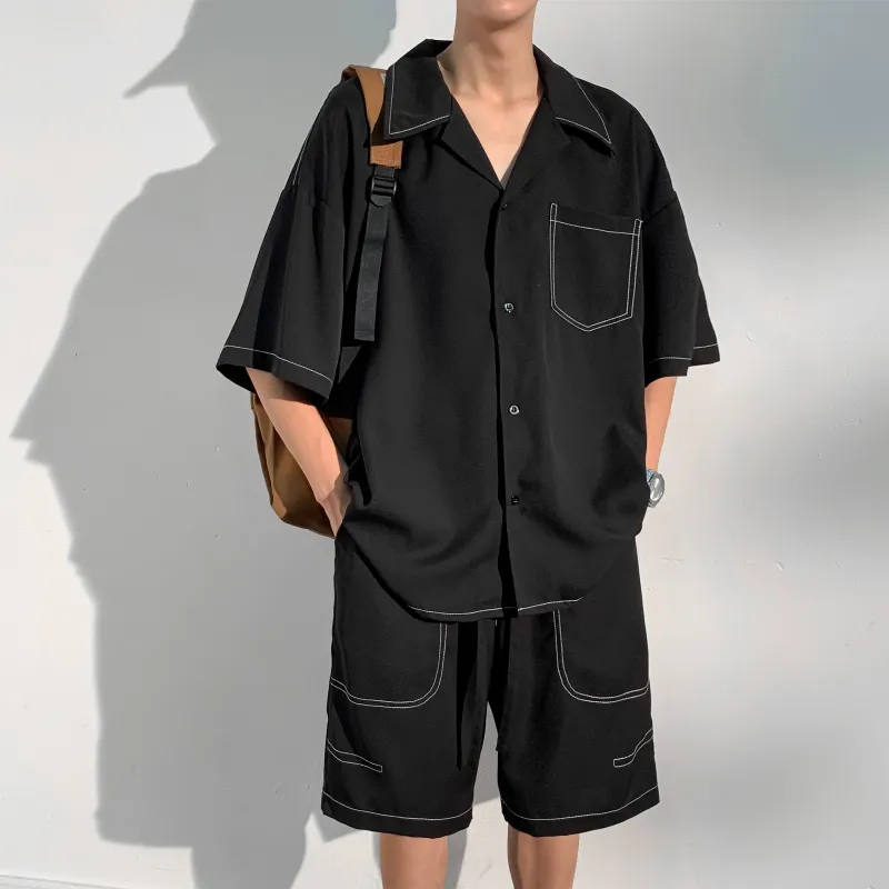 ZWWWZ Shirt Matching Set Unisex-12