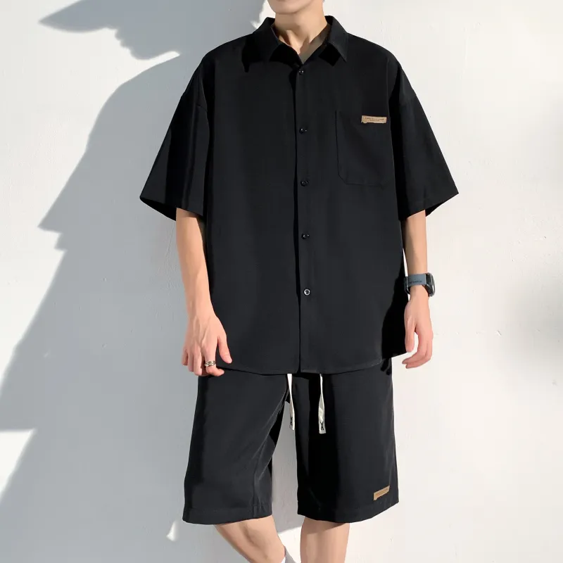 ZWWWZ Shirt Matching Set Unisex-5