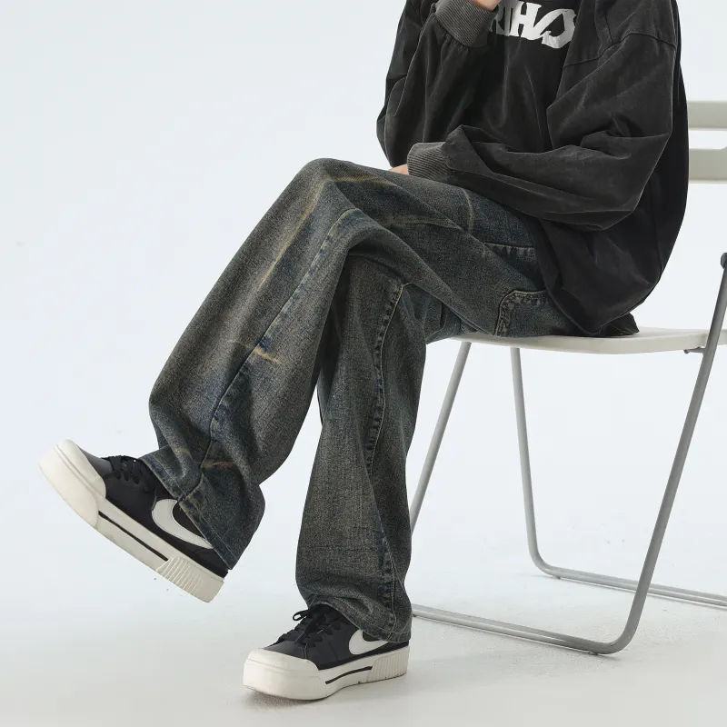 ZWWWZ Jeans Unisex Blue-6