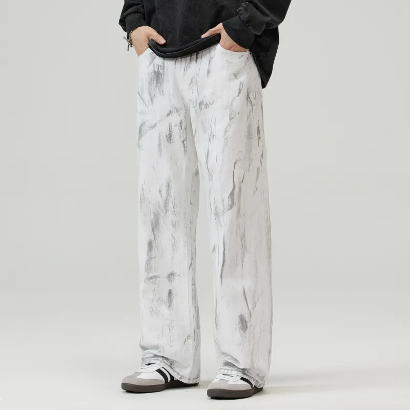 ZWWWZ Jeans Unisex White-5