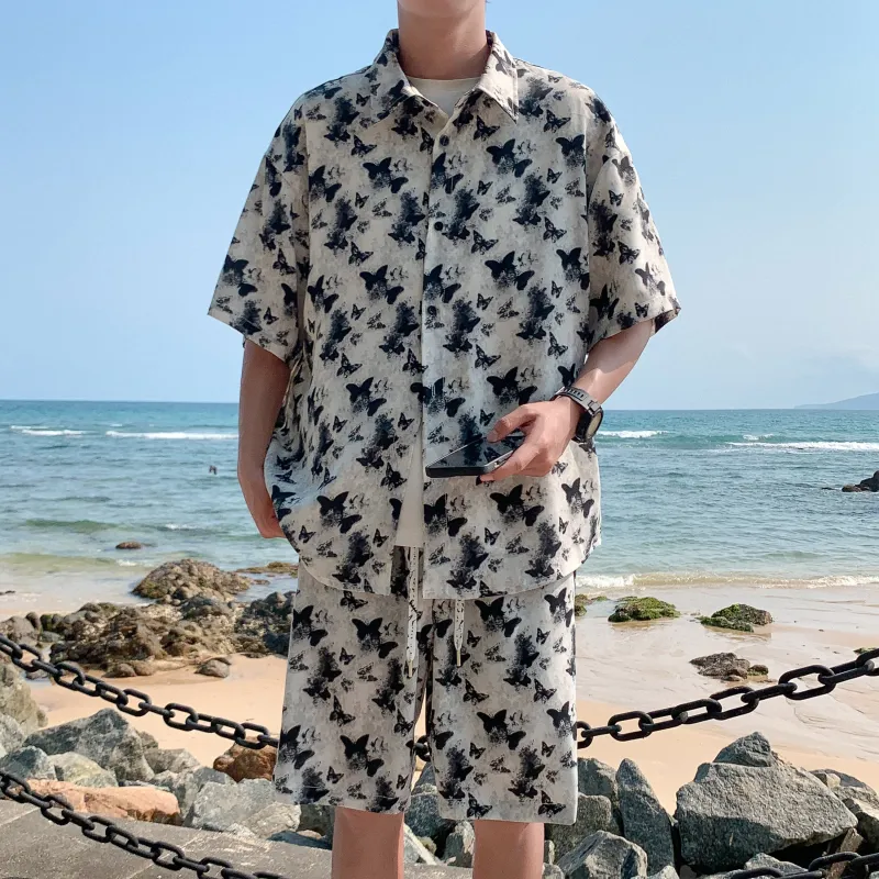 ZWWWZ Shirt Matching Set Unisex-3