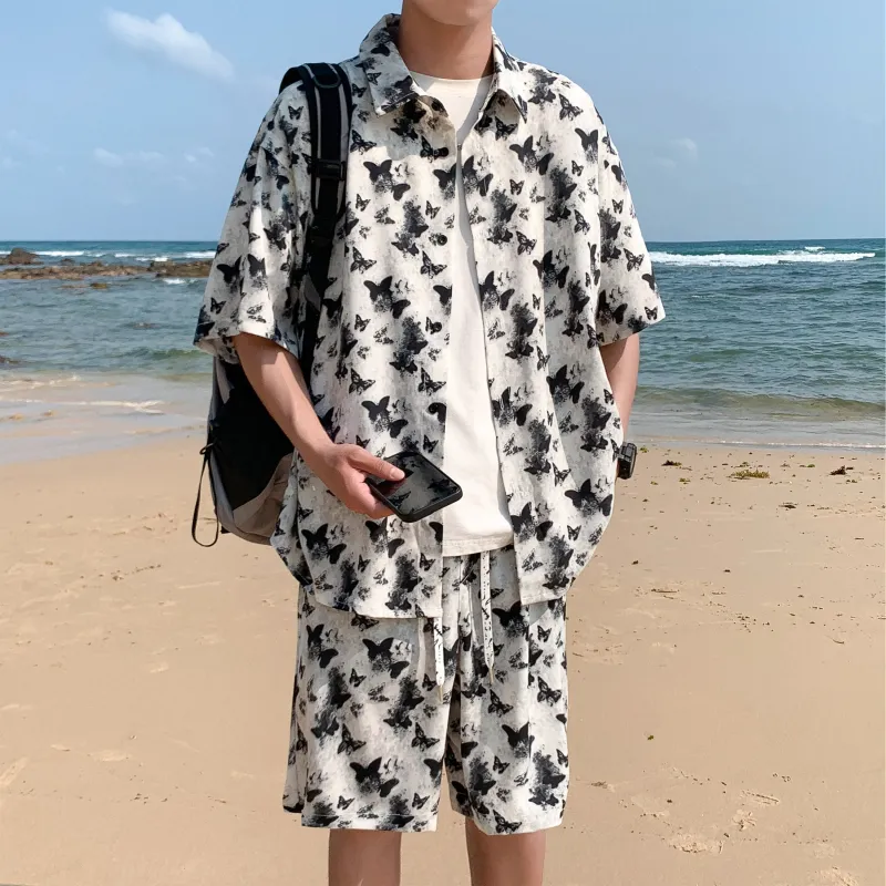 ZWWWZ Shirt Matching Set Unisex-1