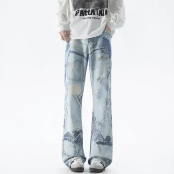 ZWWWZ Jeans Unisex Light Blue