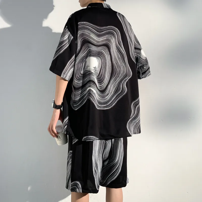 ZWWWZ Shirt Matching Set Unisex-1