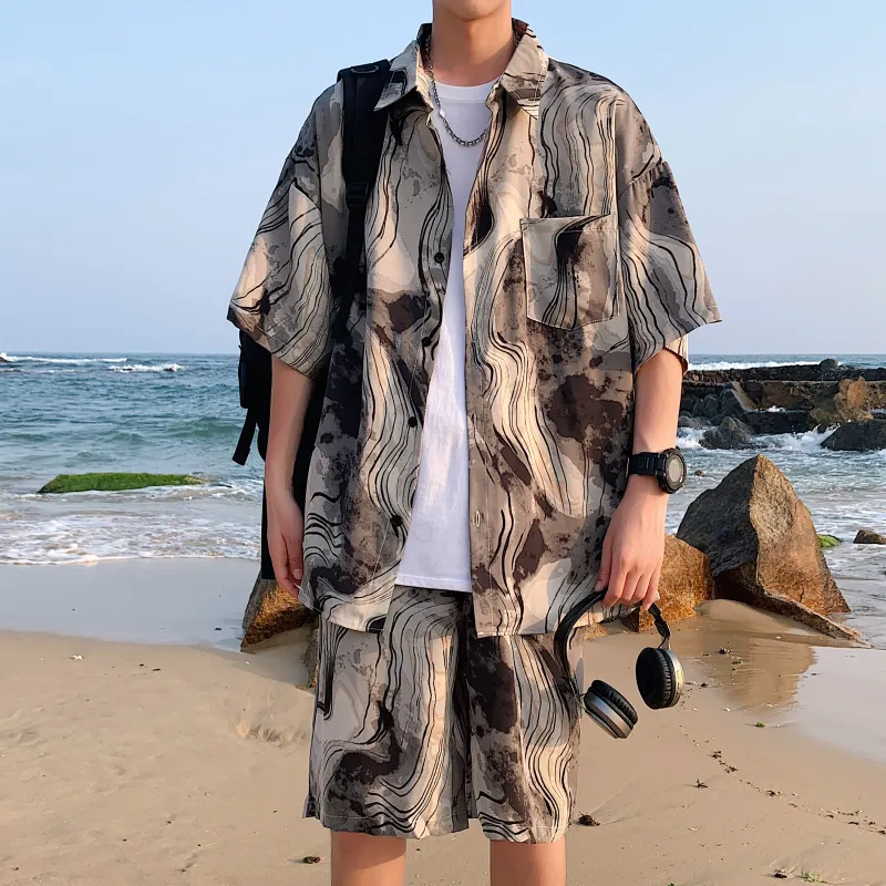 ZWWWZ Shirt Matching Set Unisex-1