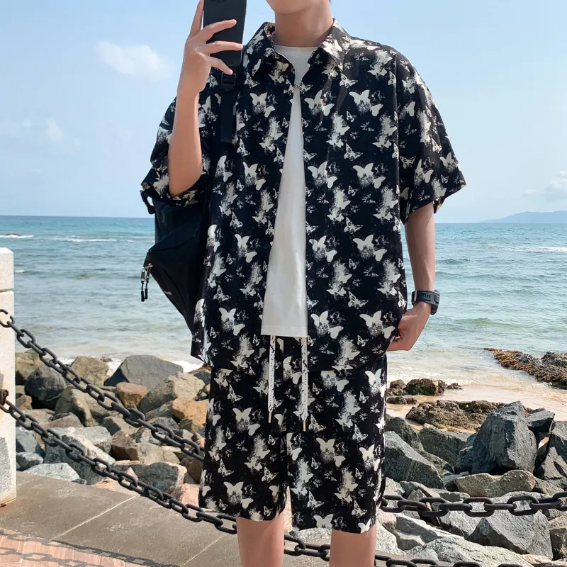 ZWWWZ Shirt Matching Set Unisex-8