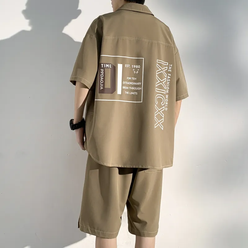 ZWWWZ Shirt Matching Set Unisex-15