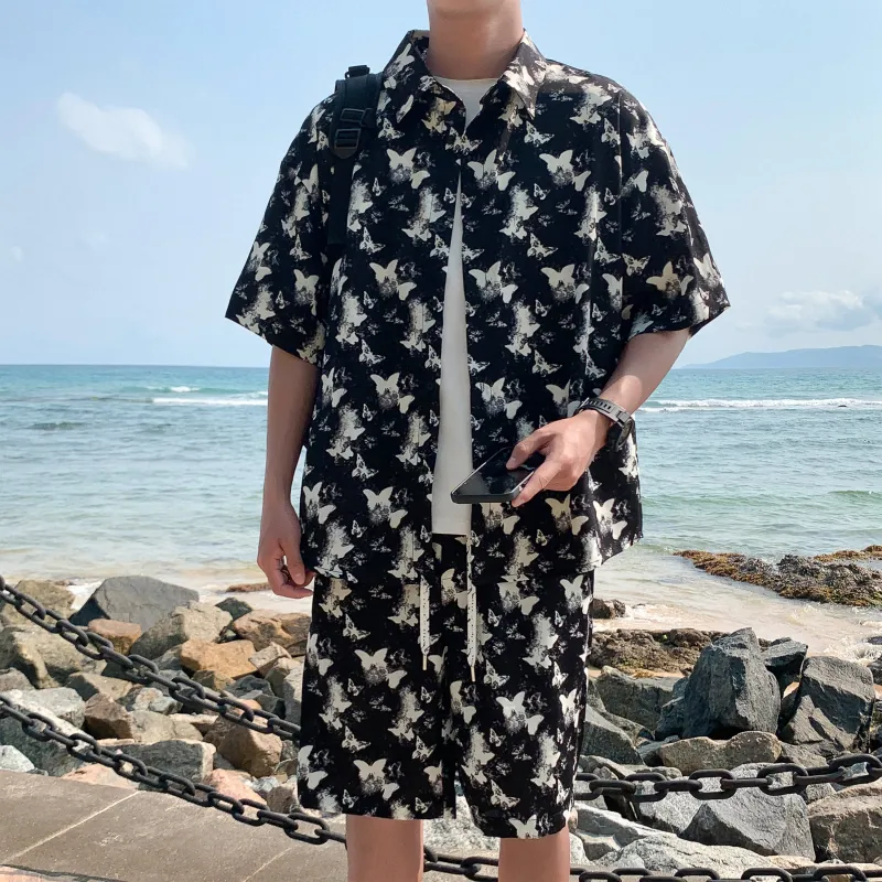 ZWWWZ Shirt Matching Set Unisex-7
