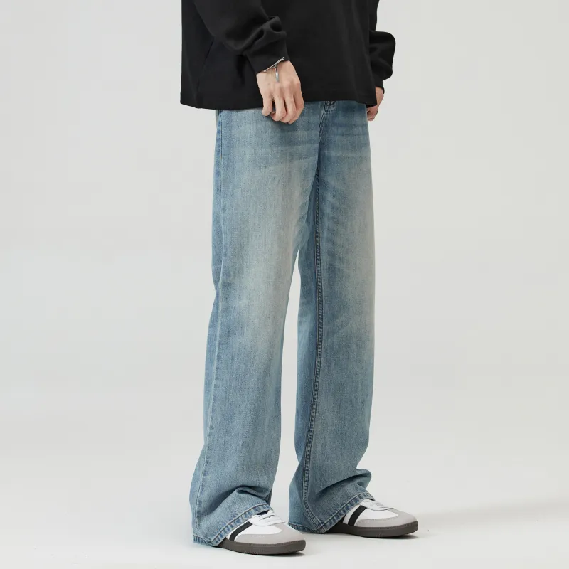 ZWWWZ Jeans Unisex Light Blue-3