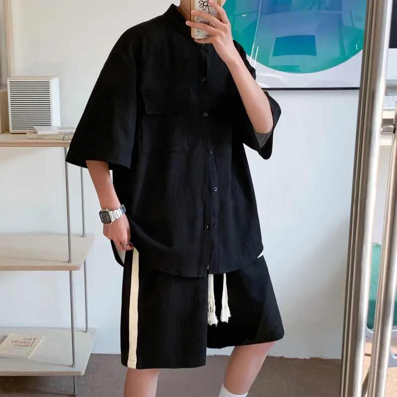 ZWWWZ Shirt Matching Set Unisex-15