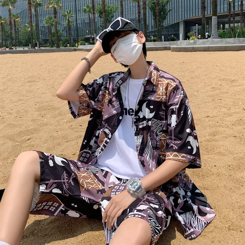 ZWWWZ Shirt Matching Set Unisex-2