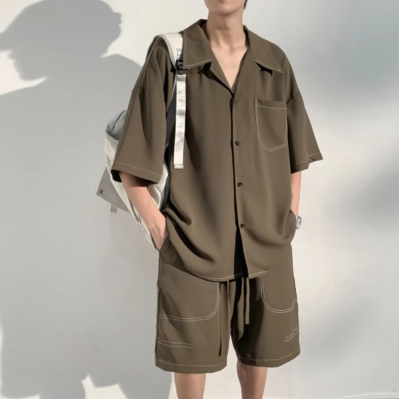 ZWWWZ Shirt Matching Set Unisex-6