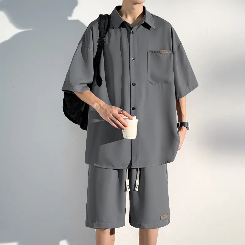 ZWWWZ Shirt Matching Set Unisex-8