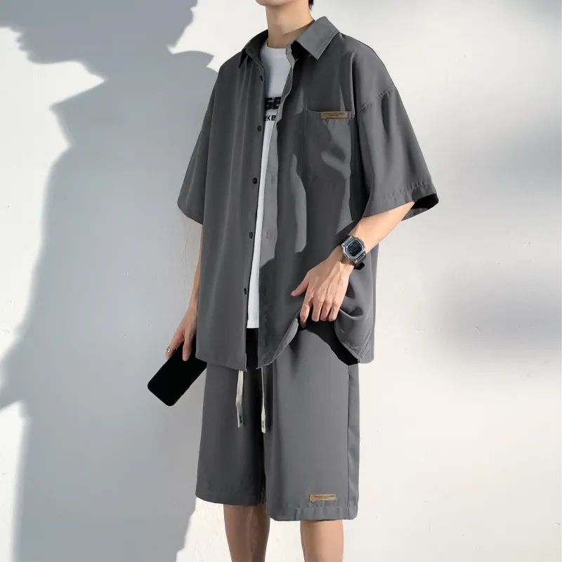 ZWWWZ Shirt Matching Set Unisex-12