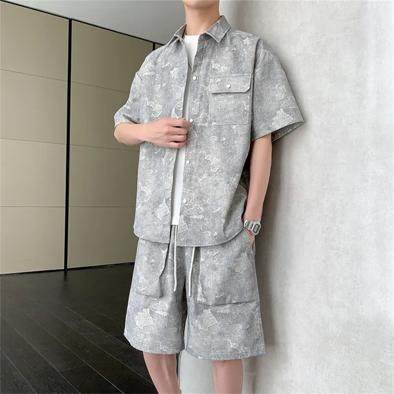 ZWWWZ Shirt Matching Set Unisex-5