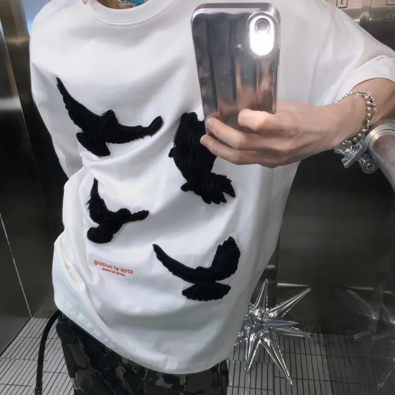 PAINT STAIN Classic Minimalist Style T Shirt Unisex-43