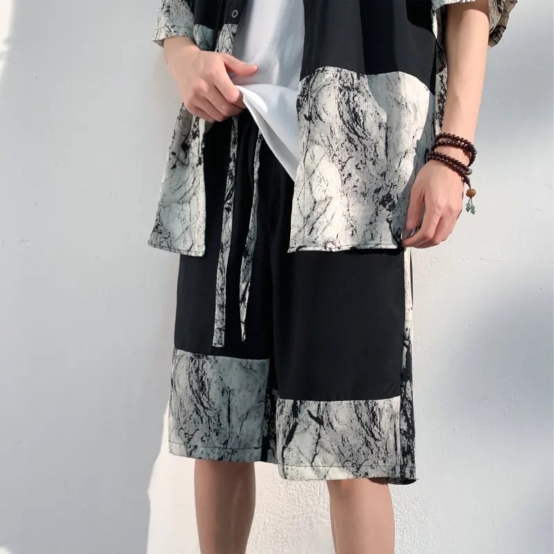 ZWWWZ Shirt Matching Set Unisex-13