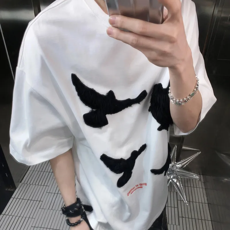 PAINT STAIN Classic Minimalist Style T Shirt Unisex-41