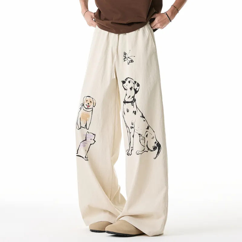 ZWWWZ Casual Pants Unisex-3