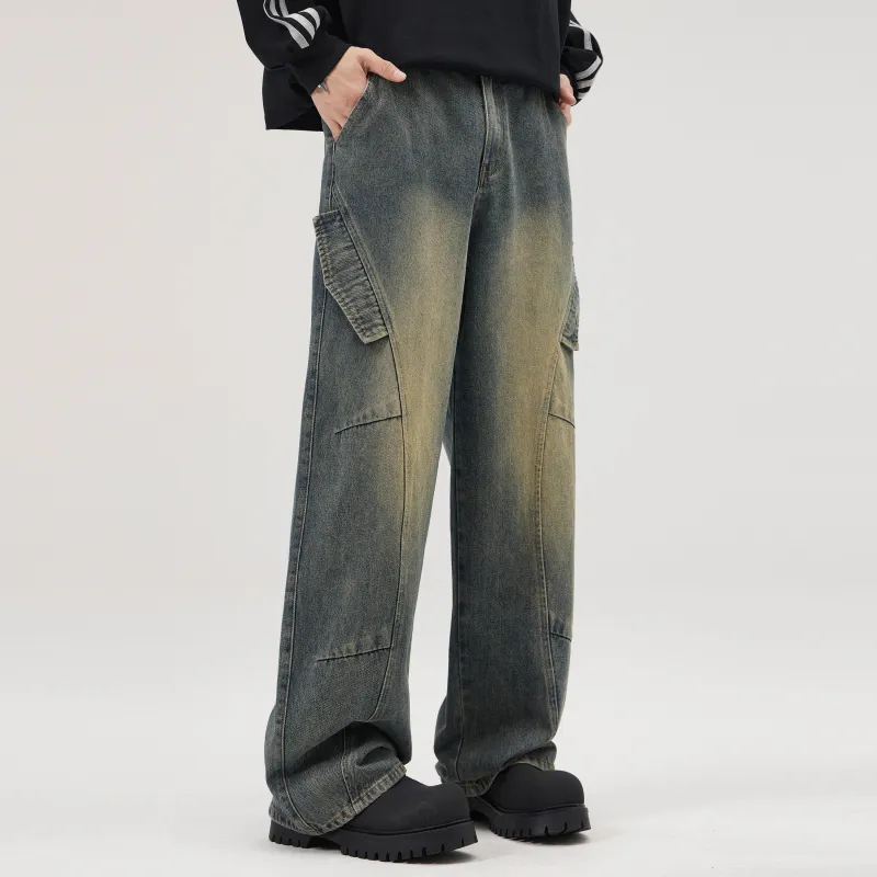 ZWWWZ Jeans Unisex Nostalgic Blue-3