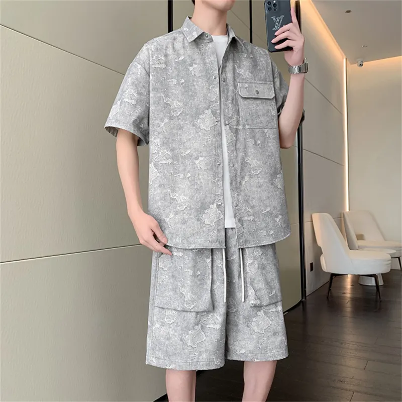 ZWWWZ Shirt Matching Set Unisex-6