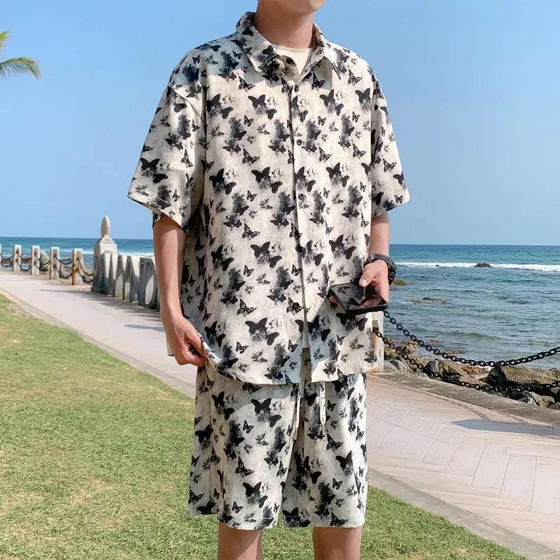 ZWWWZ Shirt Matching Set Unisex-4