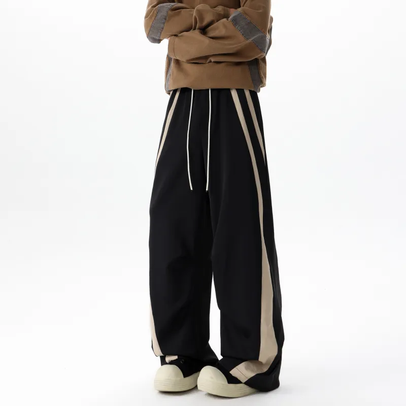 ZWWWZ Casual Pants Unisex Apricot-9