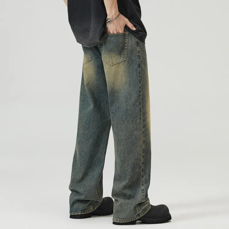 ZWWWZ Jeans Unisex Nostalgic Blue-5
