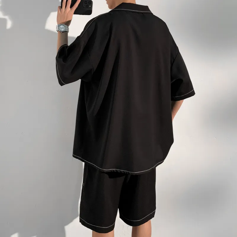 ZWWWZ Shirt Matching Set Unisex-14