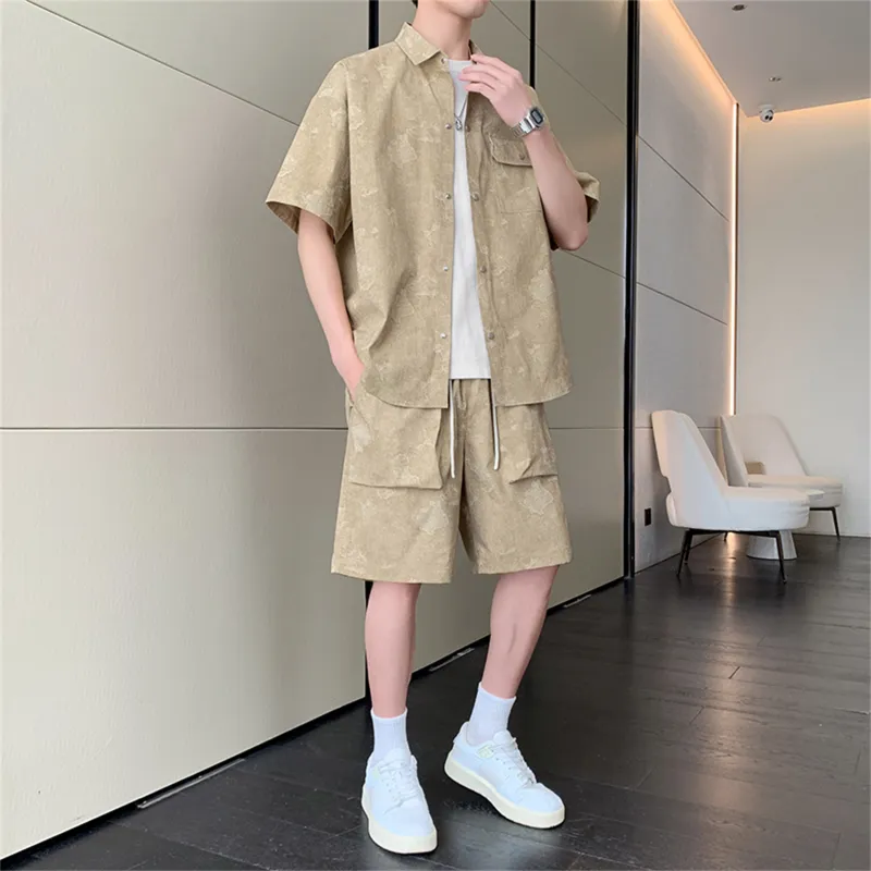 ZWWWZ Shirt Matching Set Unisex-1