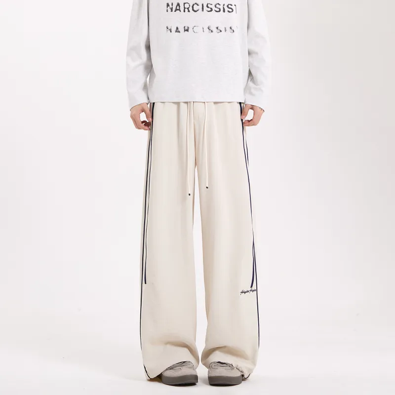 ZWWWZ Casual Pants Unisex Black-13