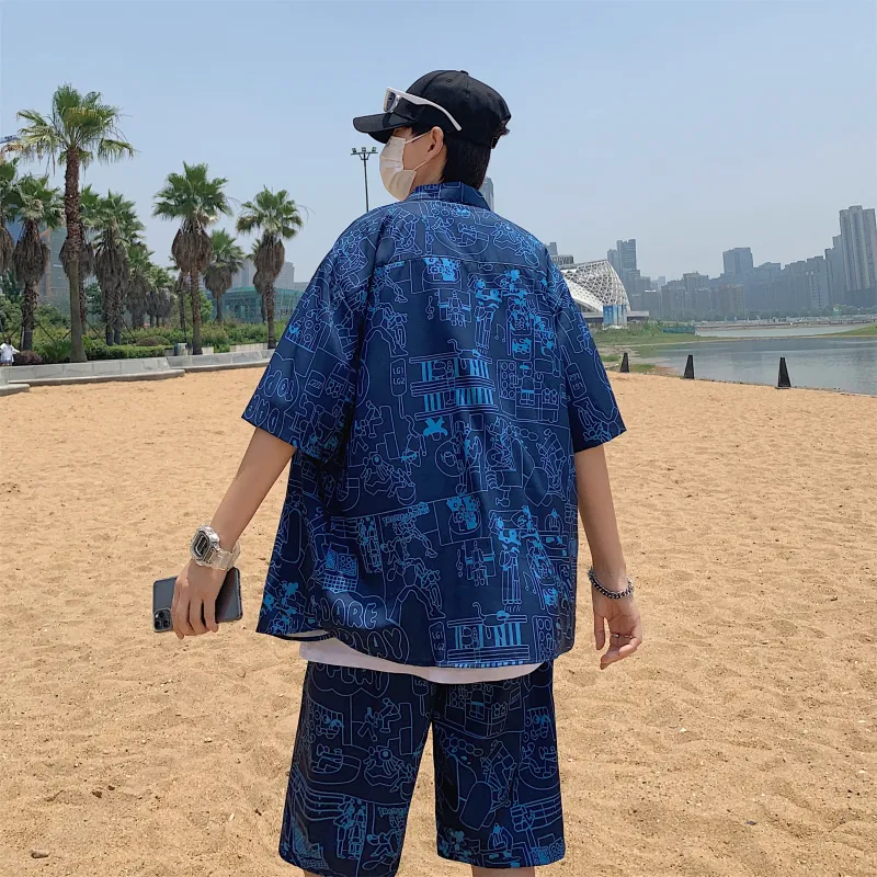 ZWWWZ Shirt Matching Set Unisex-7