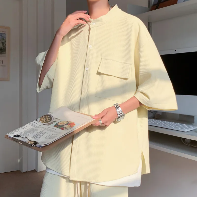 ZWWWZ Shirt Matching Set Unisex-4