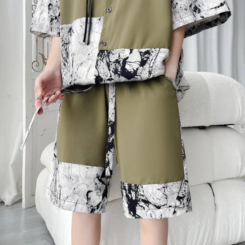 ZWWWZ Shirt Matching Set Unisex-6