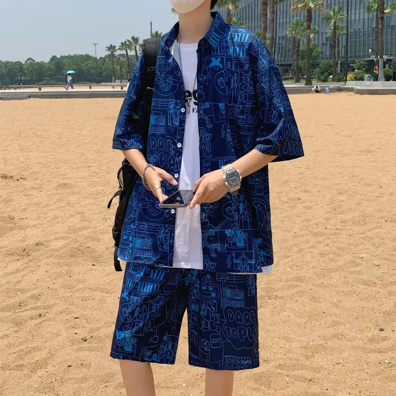 ZWWWZ Shirt Matching Set Unisex-6